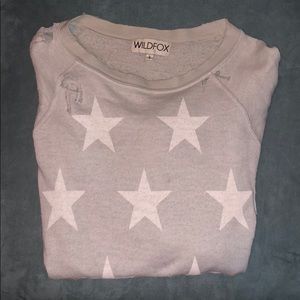 Distressed Wildfox sweater! ⭐️💫